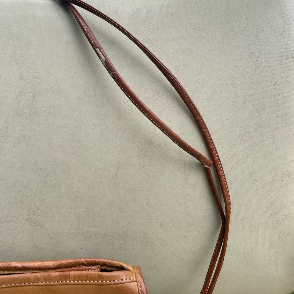 Rare HTF Vintage Coach Basic Bag Saddle - Picture 9 of 9